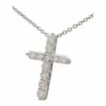Vintage Tiffany & Co. Diamond Cross
