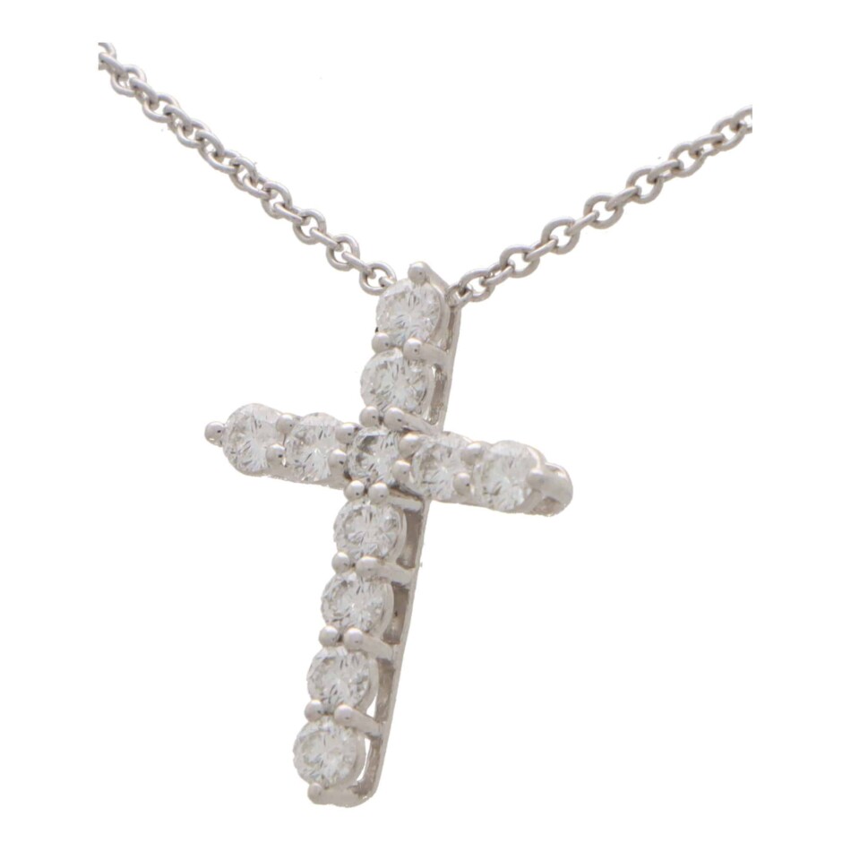 Vintage Tiffany & Co. Diamond Cross