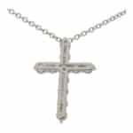 Vintage Tiffany & Co. Diamond Cross