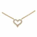 Vintage Tiffany & Co. 'Sentimental Heart' XS Diamond Necklace