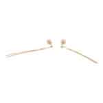 Vintage Diamond Chain Drop Earrings