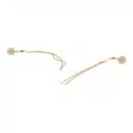 Vintage Diamond Chain Drop Earrings