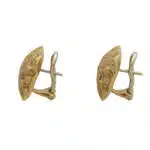 Vintage Damiani Chequerboard Cognac Diamond Earrings