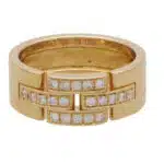 Vintage Cartier Maillon Diamond Link Ring