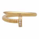 Vintage Cartier Diamond Juste Un Clou Ring, Size 57
