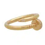 Vintage Cartier Diamond Juste Un Clou Ring, Size 57