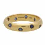 Vintage Tiffany & Co. Blue Sapphire Dots Ring