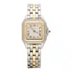 Vintage Cartier 22-millimetre Panthere Watch in Steel and Gold