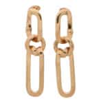 Vintage Boodles 'The Knot' Convertible Hoop Earrings