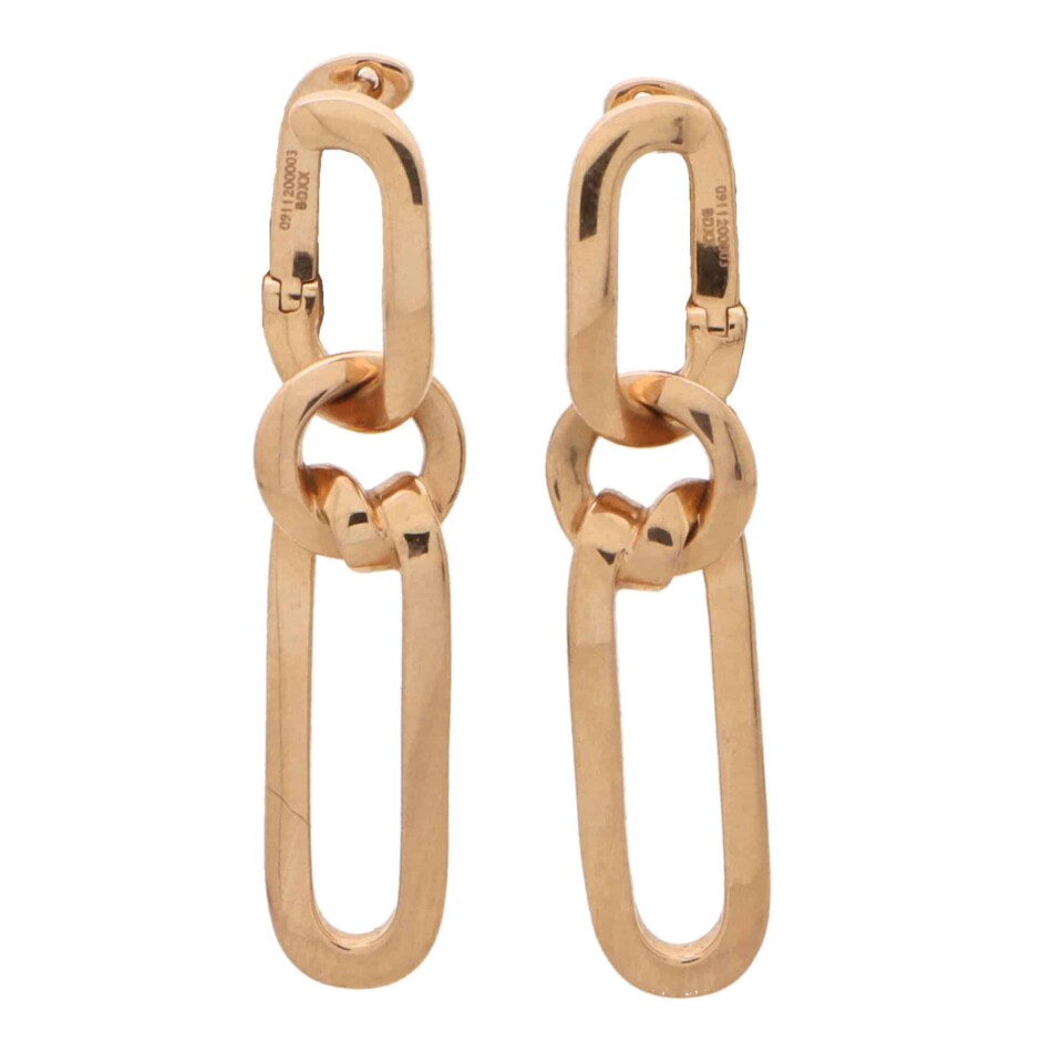 Vintage Boodles 'The Knot' Convertible Hoop Earrings
