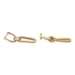 Vintage Boodles 'The Knot' Convertible Hoop Earrings