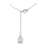 Vintage Cartier Blue Sapphire Cross Necklace