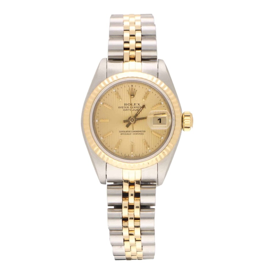 Vintage 1990 Rolex DateJust with Tapestry Dial