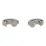 Vintage Piaget Possession Diamond Hoop Earrings