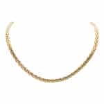 Vintage Cartier 'Iphigenie' Link Necklace in Yellow Gold