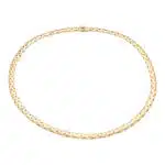 Vintage Cartier 'Iphigenie' Link Necklace in Yellow Gold