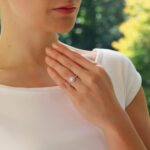 Vintage Tiffany & Co. Soleste Pink Diamond Double Halo Ring