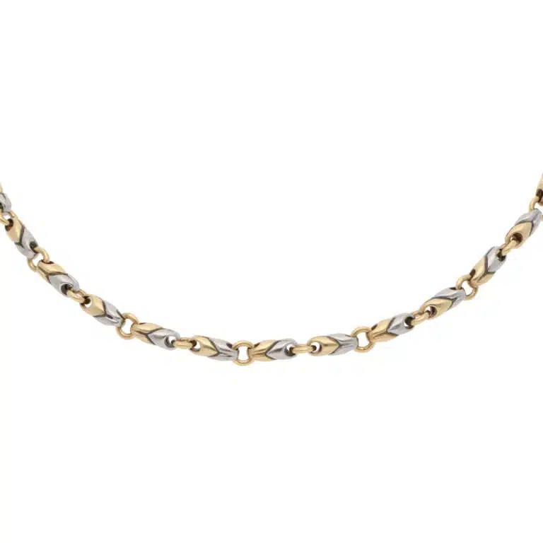Vintage Bulgari Fancy Link Chain Necklace