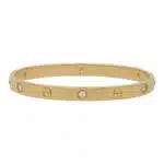 Vintage Cartier Six Diamond Love Bangle in Yellow Gold