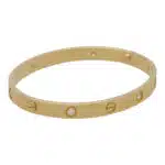 Vintage Cartier Six Diamond Love Bangle in Yellow Gold