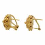 Vintage Etruscan Inspired Gold Earrings