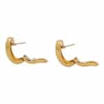 Vintage Cartier Channel Set Blue Sapphire Earrings