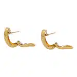 Vintage Cartier Channel Set Blue Sapphire Earrings