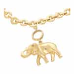 Vintage Cartier Horse, Elephant and Panther Charm Bracelet