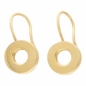 Vintage Rugiada Circle Drop Earrings