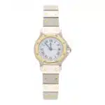Vintage Cartier Santos Octagon Watch with Automatic Movement