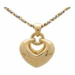 Vintage Bvlgari 'Doppio Cuore' Heart Pendant