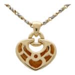 Vintage Bvlgari 'Doppio Cuore' Heart Pendant