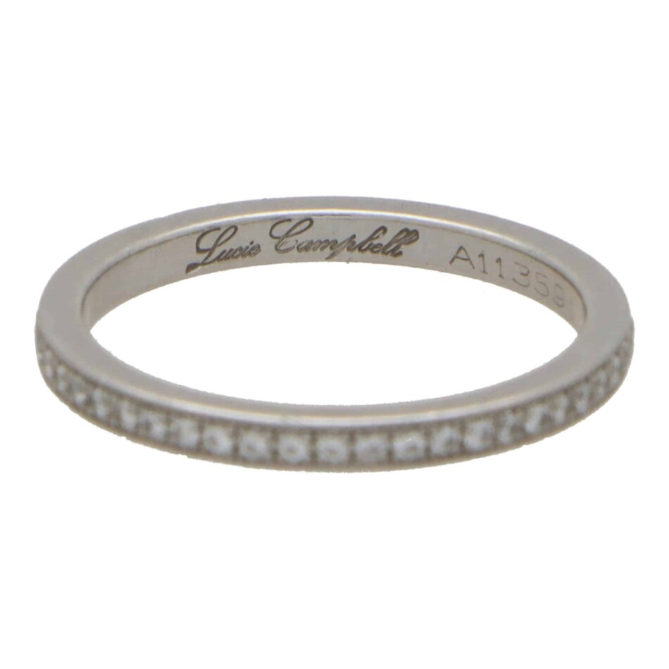 Vintage Lucie Campbell Diamond Full Eternity Ring