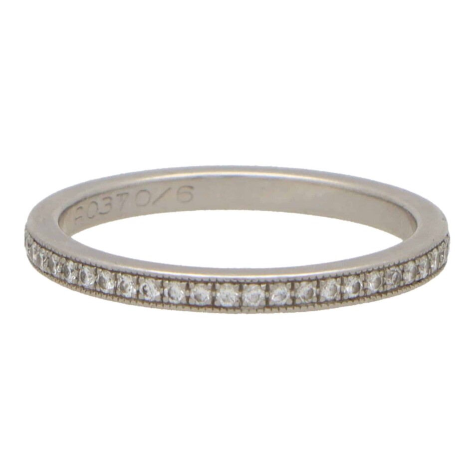 Vintage Lucie Campbell Diamond Full Eternity Ring
