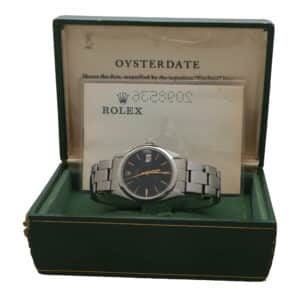 Vintage 1970 Manual Rolex Oyster Date Naafi Military Watch