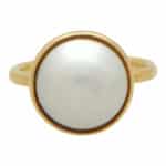 Vintage Paloma Picasso for Tiffany & Co. Mabe Pearl Ring