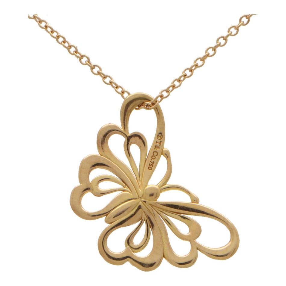Vintage Tiffany & Co. Butterfly Necklace