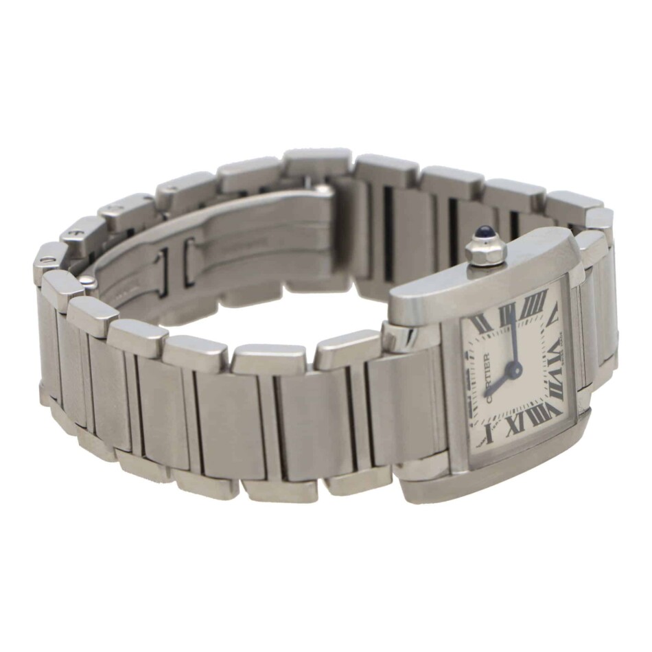 Vintage Cartier Tank Francaise Watch in Steel
