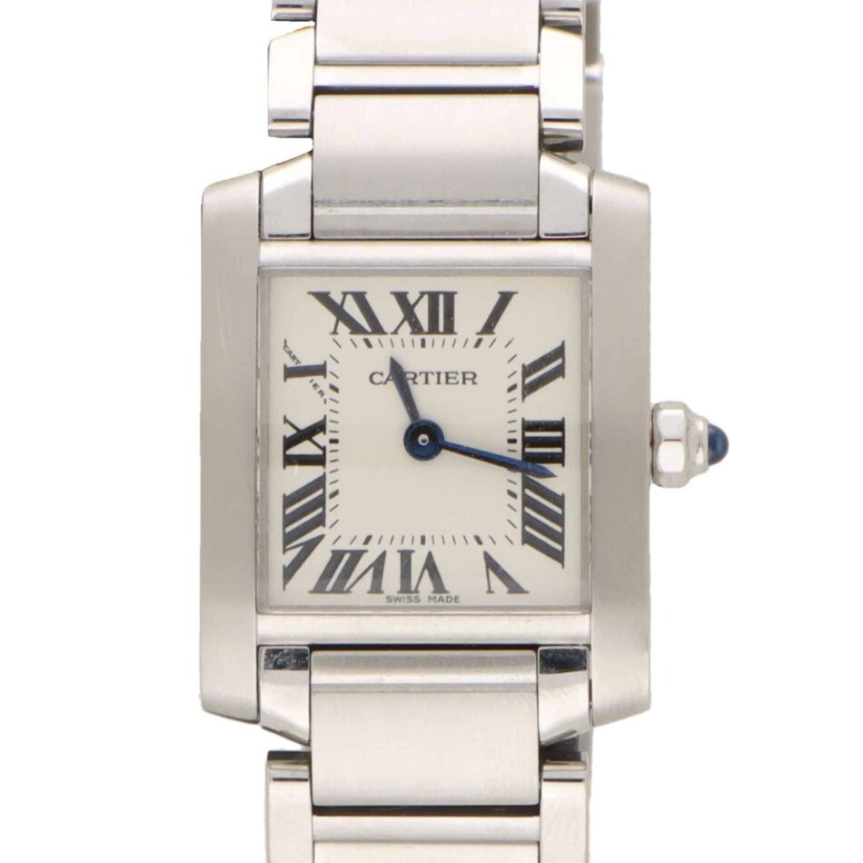 Vintage Cartier Tank Francaise Watch in Steel