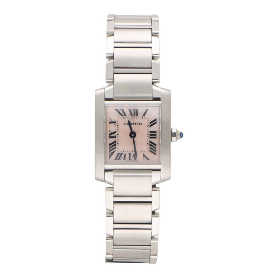 Vintage Cartier Tank Francaise Mother of Pearl Watch