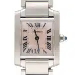 Vintage Cartier Tank Francaise Mother of Pearl Watch