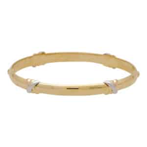 Vintage Cartier ‘Trinity Kiss’ Screw Bangle