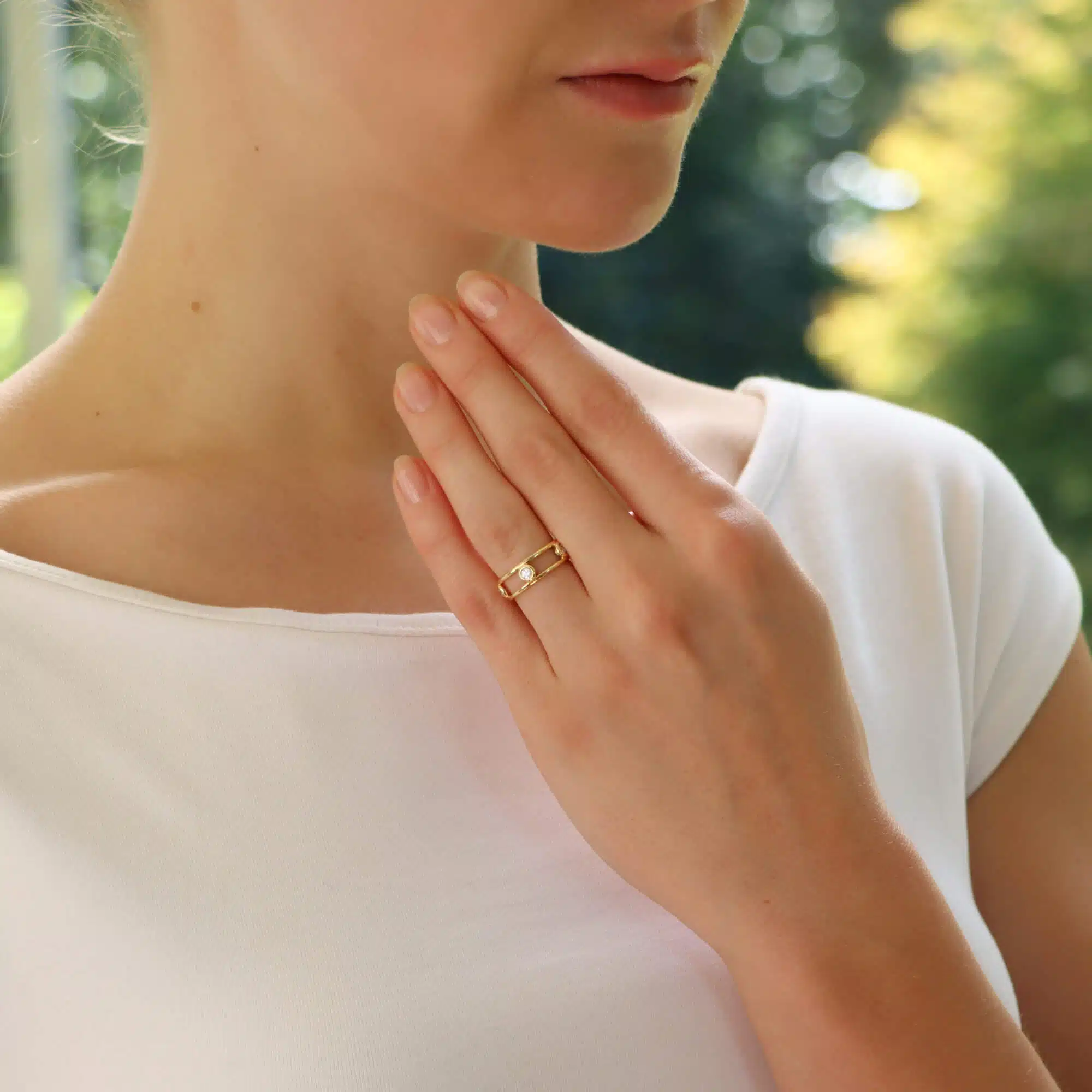 Vintage Elsa Peretti for Tiffany & Co. Diamonds by the Yard Ring
