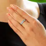 Vintage B.Zero1 Blue Topaz Ring