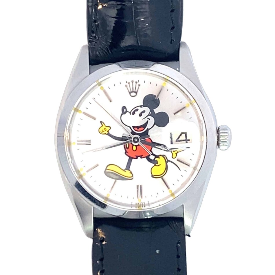 Vintage 1966 Manual Rolex Oyster Date Mickey Mouse Watch