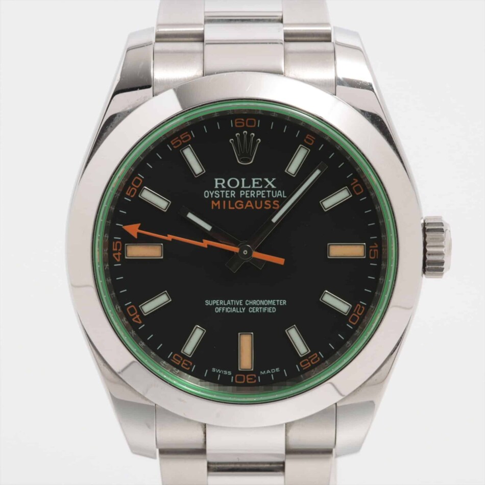 Vintage 2011-22 Rolex Oyster Perpetual Milgauss Watch