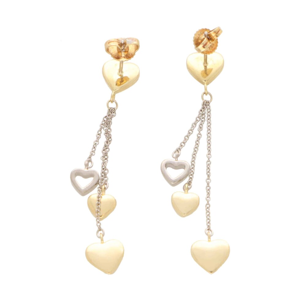 Vintage Tiffany & Co. Heart Drop Earrings