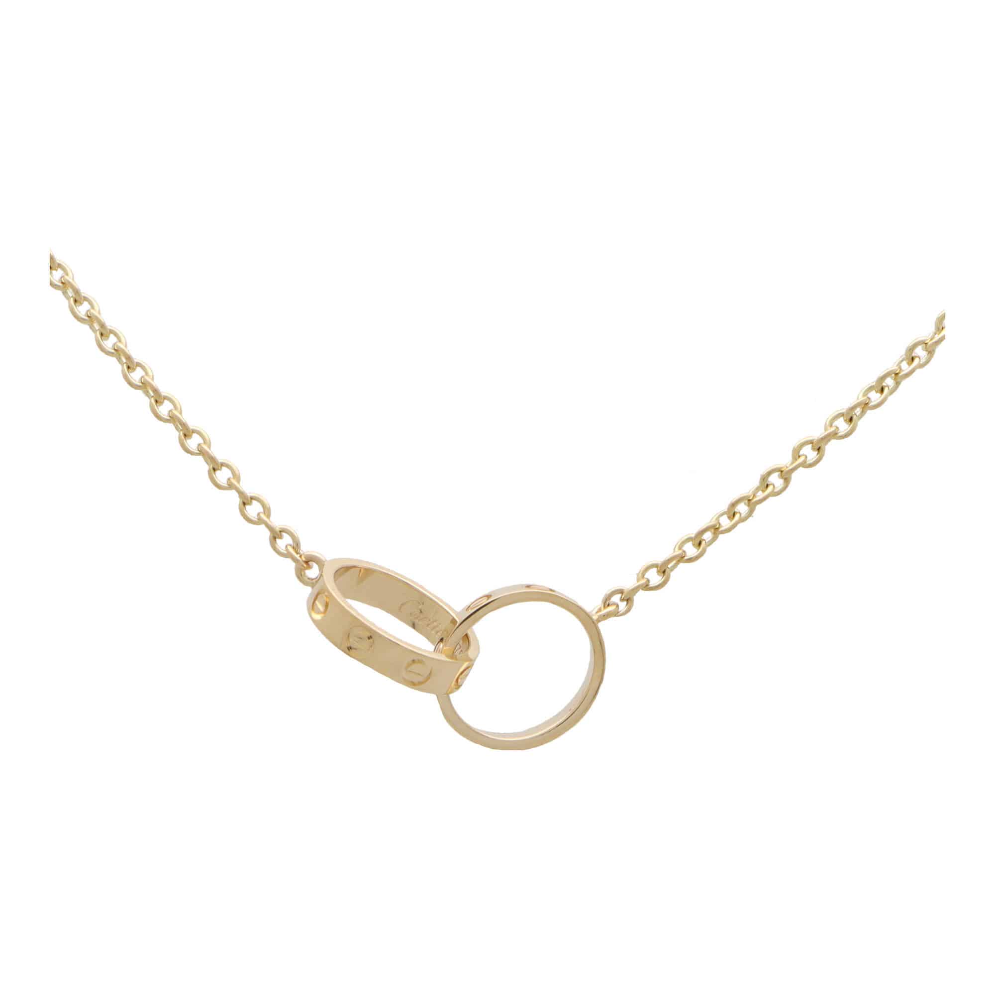 Cartier love necklace price best sale