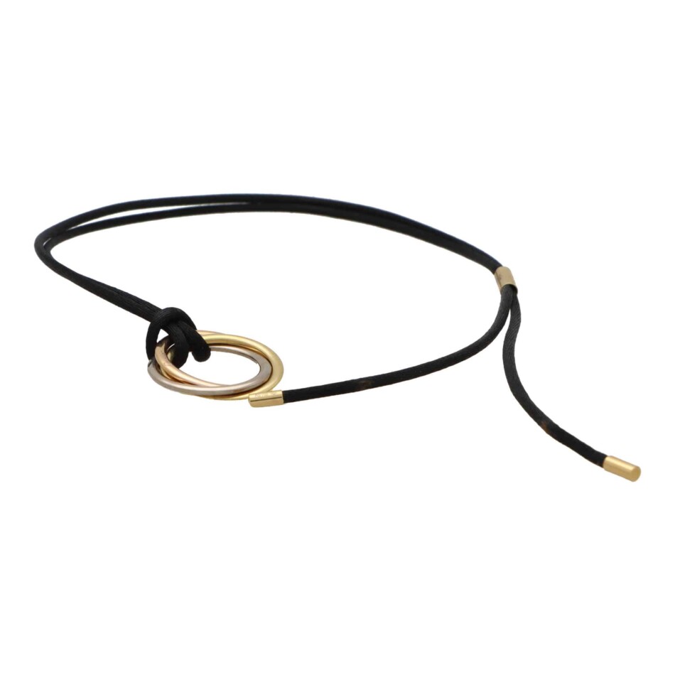 Vintage Cartier Trinity Cord Necklace