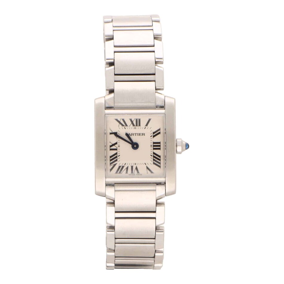 Vintage Cartier Tank Francaise Watch in Steel
